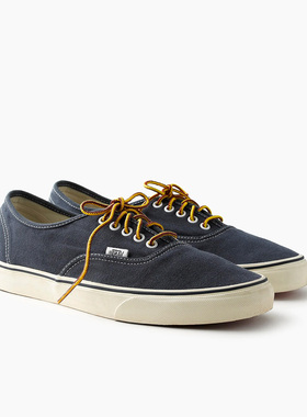 Vans联名J.crew范斯合作限量authentic安纳海姆滑板帆布鞋潮男女