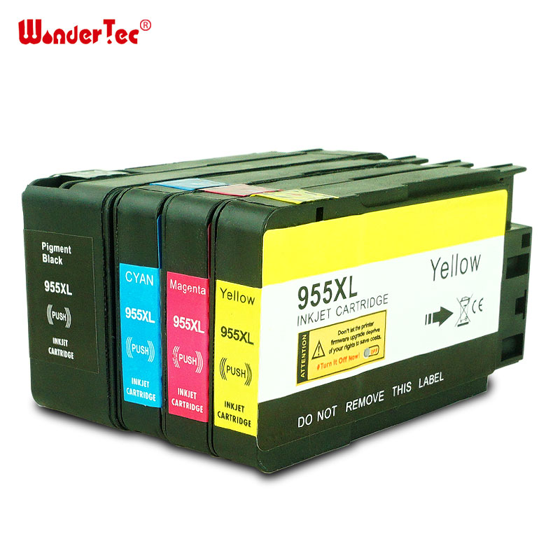 适用 惠普955XL墨盒7720墨水盒HP 7740墨盒HP7730打印机墨盒hp officejet pro 8210 8216 8218彩色喷墨打印机