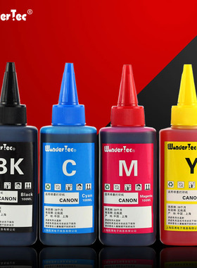 Wondertect适用佳能打印机墨水IP2700连供墨水MX368 MX458 MP288 MX518 MX528填充墨水 Canon740喷墨彩色墨水