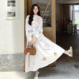 【现货】重工彩色刺绣上衣半裙套装157-2206-P185K278，女装套装/套裙，浙宝157（原165A）