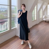 高级感牛仔上衣背心裙淡人套装女2025新款夏季韩系休闲长裙两件套，女装套装/套裙，浙宝157（原165A）