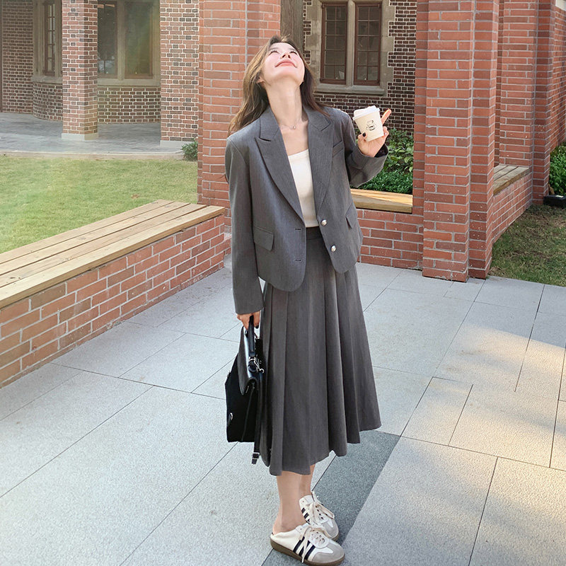 【现货】短西装半裙两件套157-8731-P175-K238，女装套装/套裙，浙宝157（原165A）