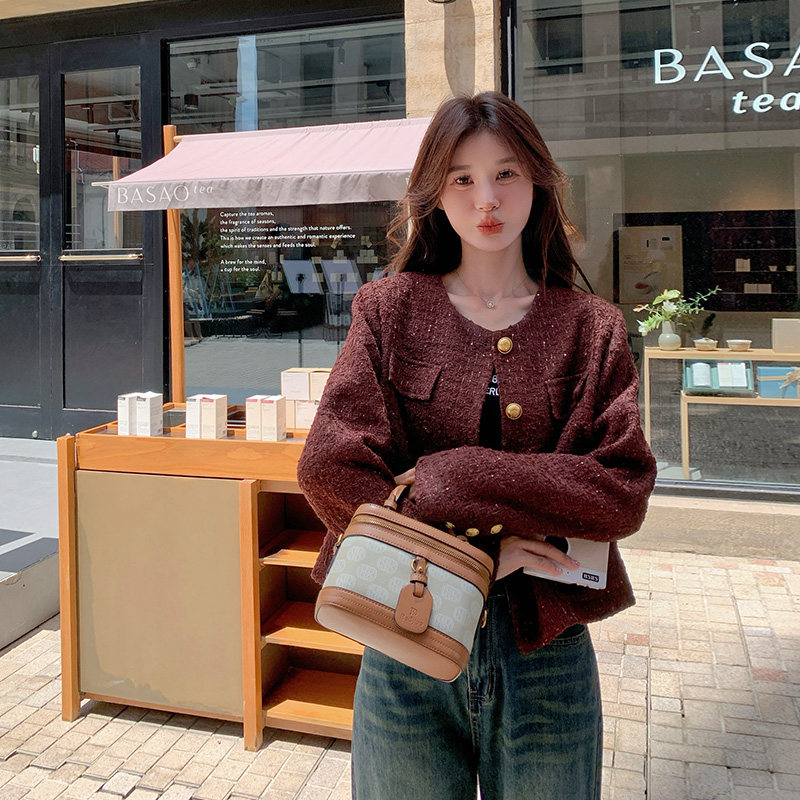 【现货】亮片小香风外套157-8733-P125-K178,女装短外套,浙宝157（原165A）