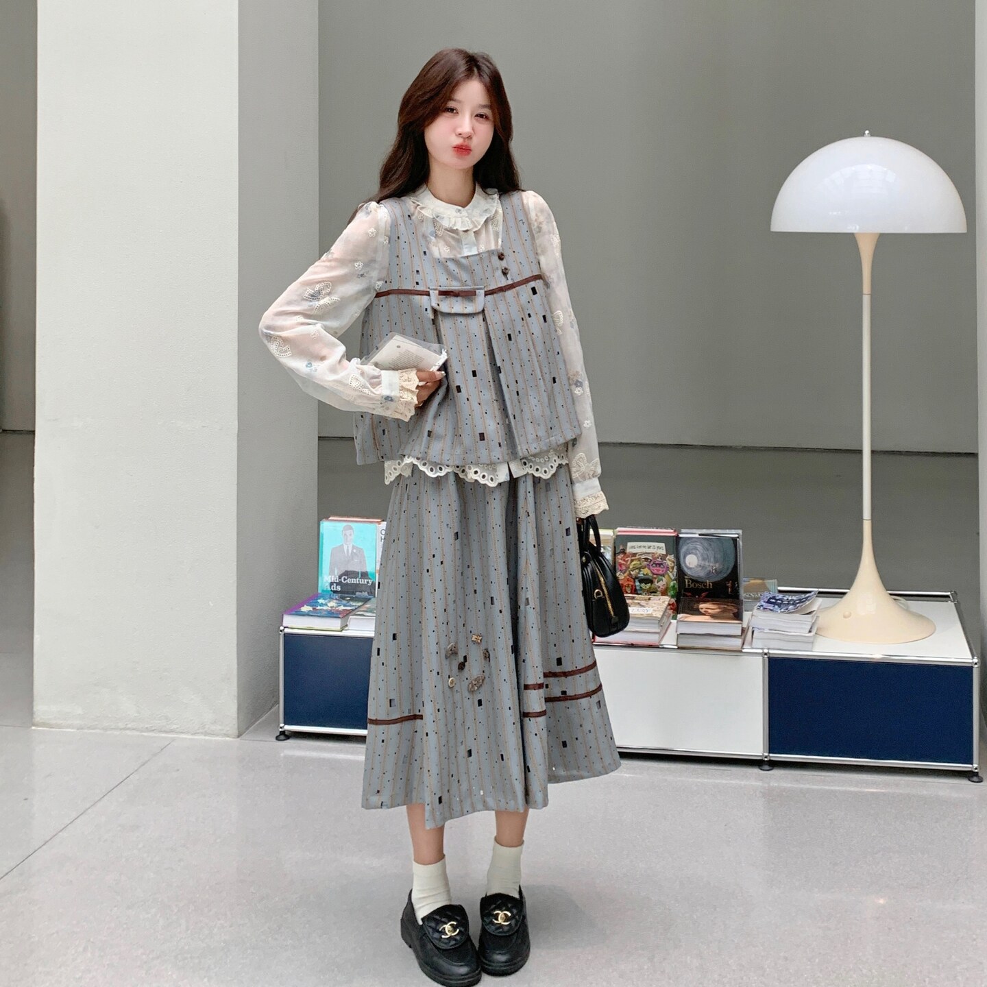 【现货】设计感三件套套装157-2209-P205K308,女装套装/套裙,浙宝157（原165A）