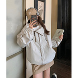 【现货】工装连帽冲锋衣157-8605-P135-K188，女装短外套，浙宝157（原165A）