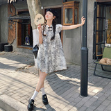 【数据好！现货】盘扣小飞袖连衣裙157-8626-P115-K168，女装连衣裙，浙宝157（原165A）