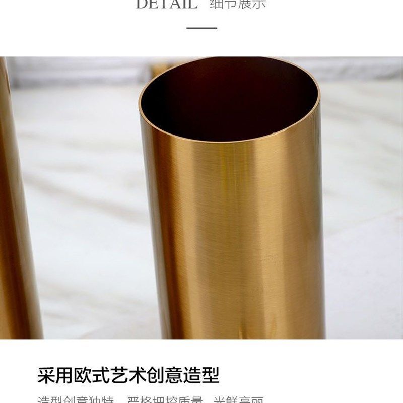 欧式圆筒金属电镀花瓶摆件客厅样板房金色铁艺插花器轻奢软装饰品,珠宝/钻石/翡翠,翡翠裸石/蛋面,淘宝优惠券,粉丝福利购,淘宝优惠卷