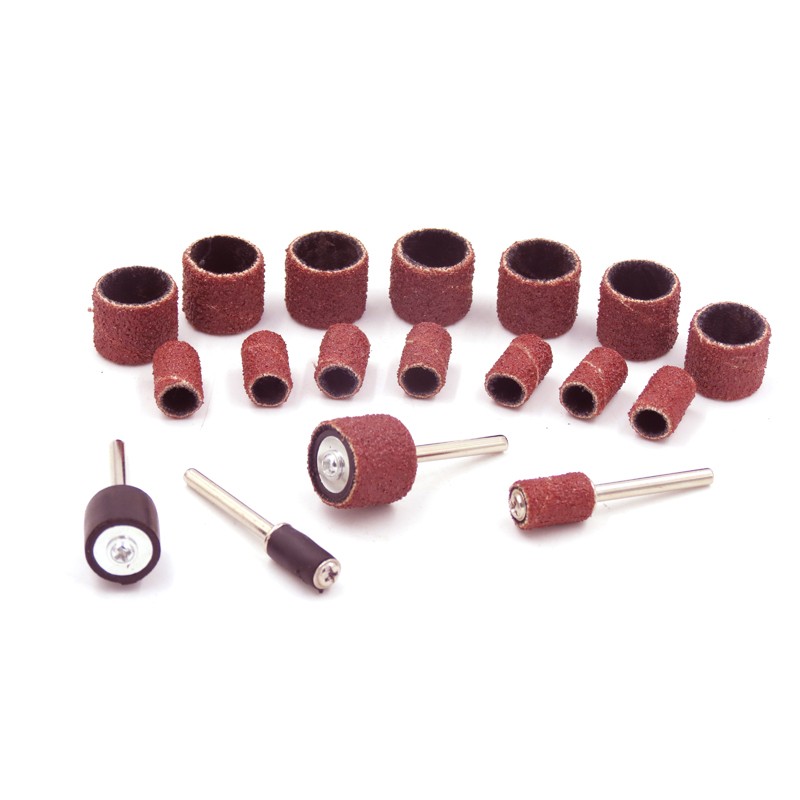 活柄木工打磨工具带柄塔形砂纸百页轮木根雕家具木头除锈抛光磨头