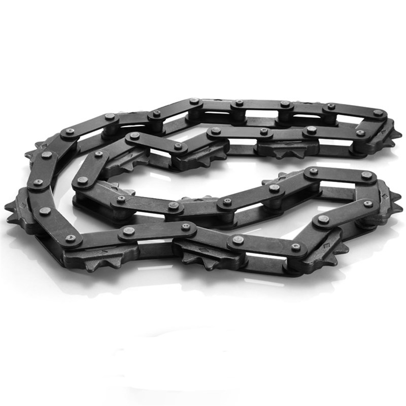 150型悬挂链传动 驱动链条碳钢 拨齿履带 牛角链 悬挂链动力配件