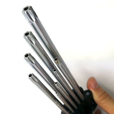 台湾力高牌L型特长星型扳手组RL-79P  T10-T50 带孔 梅花扳手