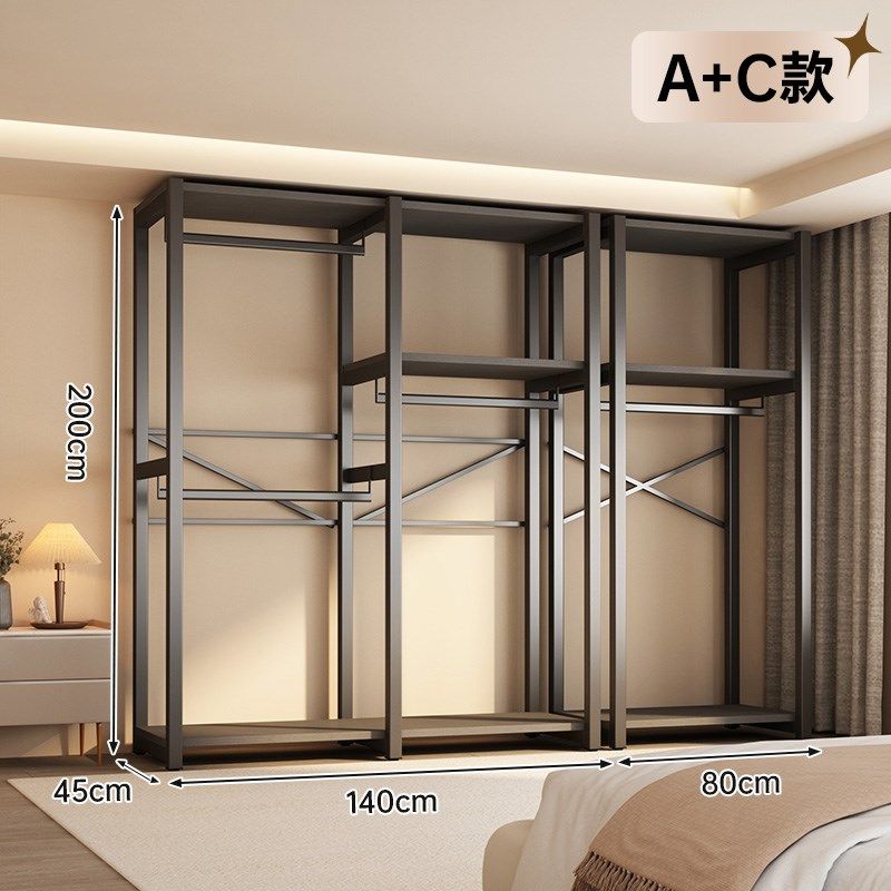 开放式衣柜简易组装家用卧室出租房金属框架一体组合衣橱2025新款,珠宝/钻石/翡翠,翡翠裸石/蛋面,淘宝优惠券,粉丝福利购,淘宝优惠卷