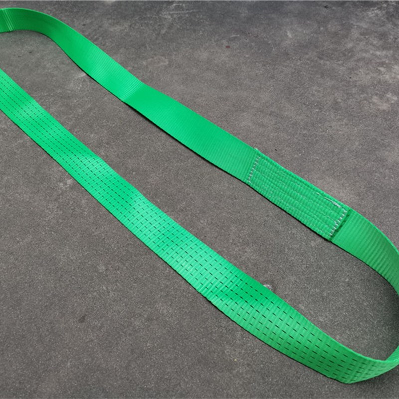 扁平环形吊带柔性起重带绳货物一次性钢管钢材工业行车吊机1吨2吨