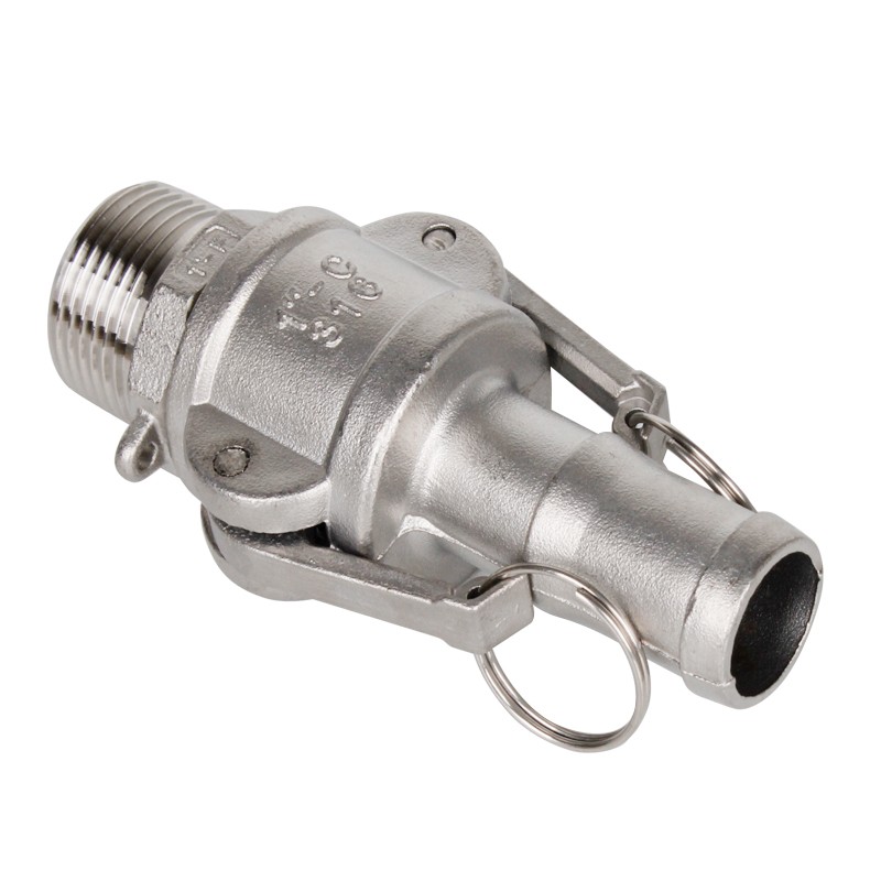 304不锈钢外丝宝塔快速接头套装f+c型扳把O式卡扣快接头油管皮管