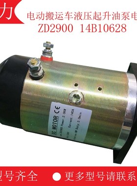 力达合力CBdD20CBD30电动搬运车液压起升油泵电机ZD2900 14B10628