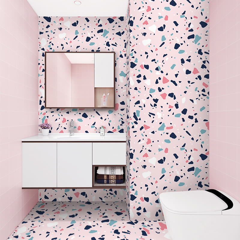 家用ins水磨石瓷砖贴卫生间防水贴纸厨房装饰墙贴地贴翻新地板贴,家居饰品,软装墙贴,淘宝优惠券,粉丝福利购,淘宝优惠卷