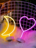 Da xi ji Creative Desktop Light Night Light Neon Night Battery Battery