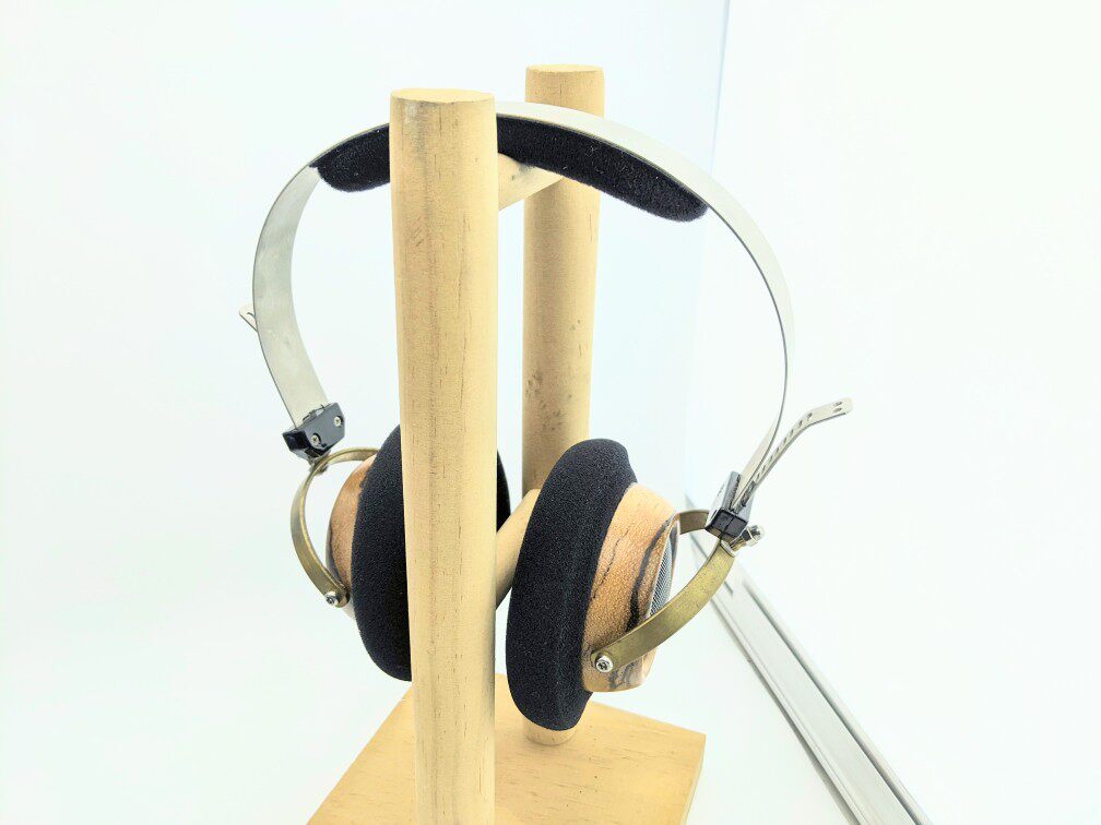 最后一个HiFi木质DIY开放式耳机全金属头梁铜支架57毫米大单元