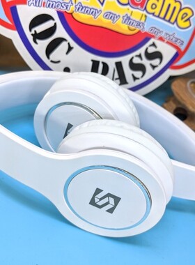 库存清仓超值美国SMARTZ白色头戴S5重低音折叠耳机 40毫米单元