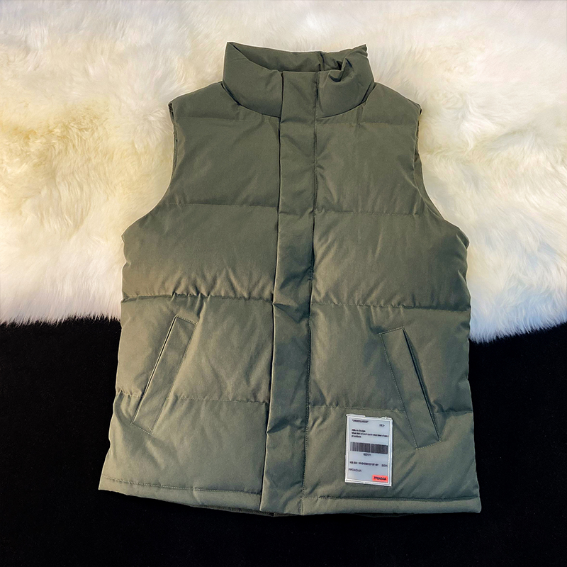 羽绒棉马甲男秋冬季保暖纯色