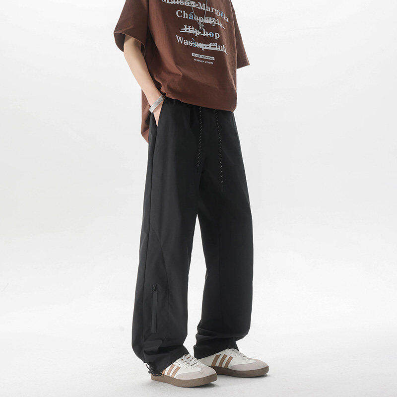 美式工装冲锋裤男春夏季新款潮牌户外防水登山直筒宽松休闲长裤子