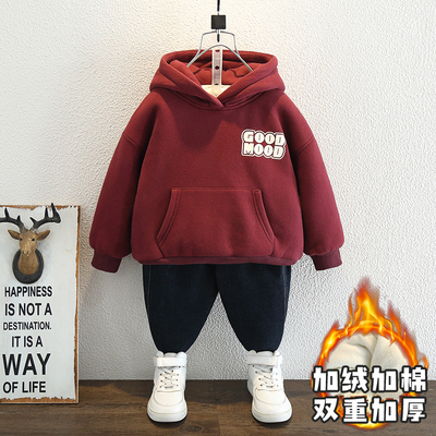 男童卫衣2025冬季新款