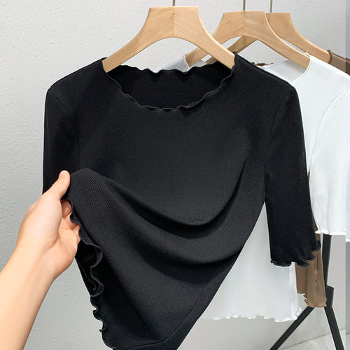 莫代尔中袖舞蹈练功服上衣打底