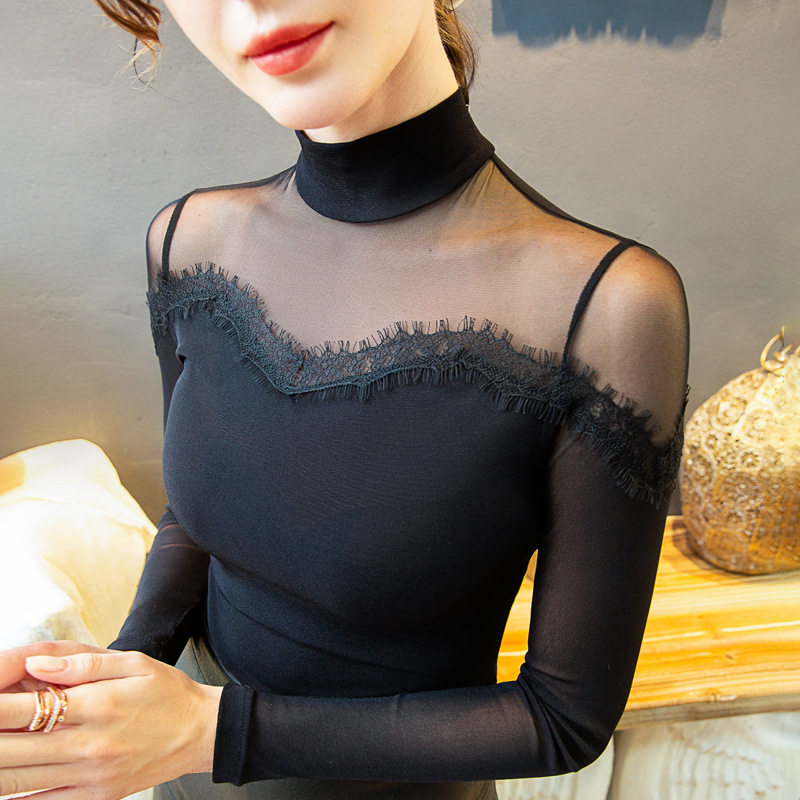 性感摩登舞比赛服紧身小高领拉丁网纱上衣女长袖交谊国标舞练功服,运动/瑜伽/健身/球迷用品,拉丁舞上装,淘宝优惠券,粉丝福利购,淘宝优惠卷