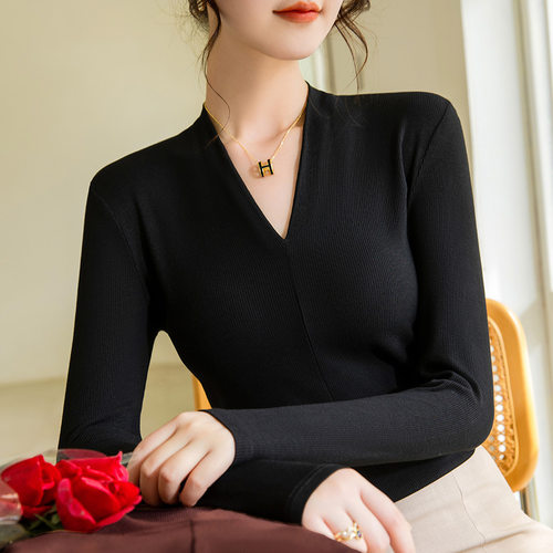 2025秋季新款V领修身舞蹈练功服