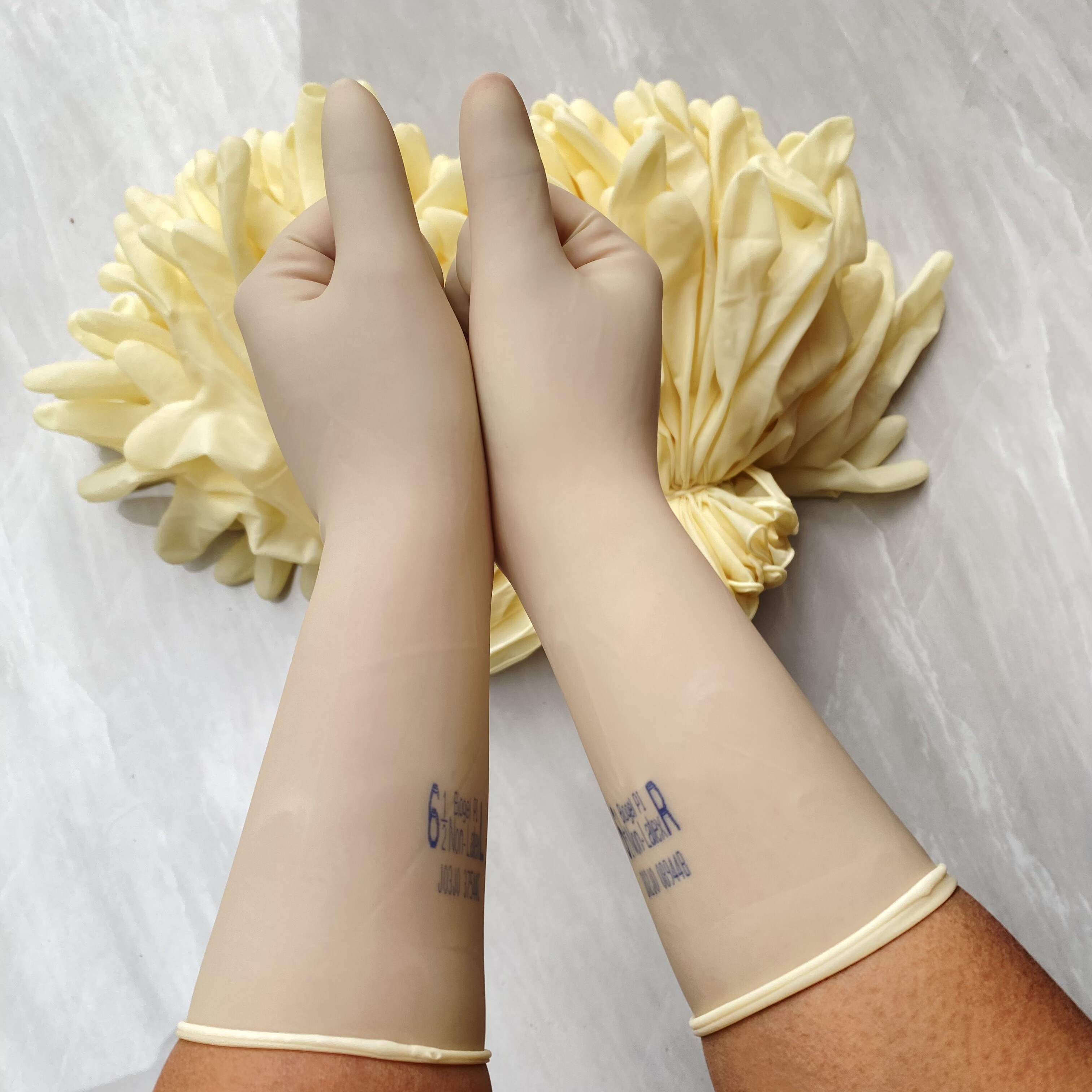 一次性手套牛筋乳胶家务洗碗水产加厚高弹橡胶丁腈耐磨防护男厨房