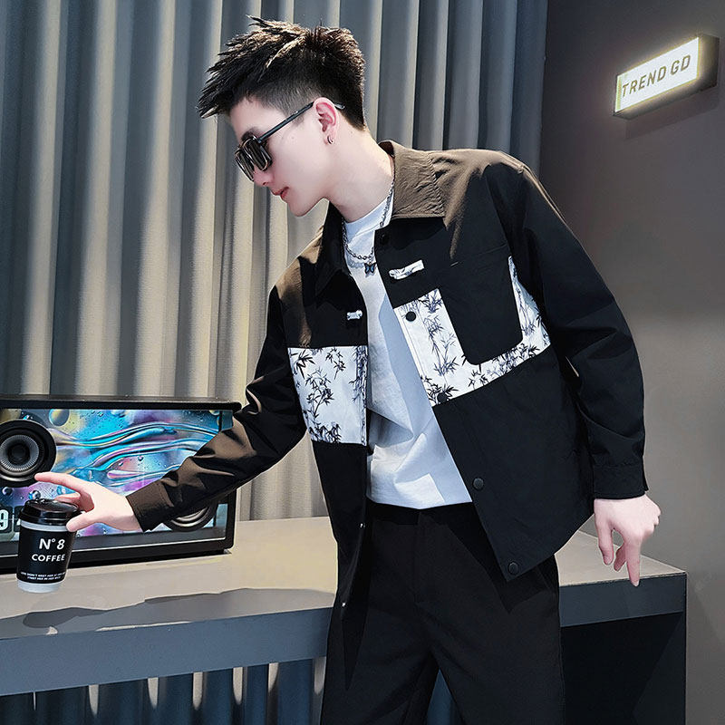 痞帅炸街夹克男款潮流帅气上衣