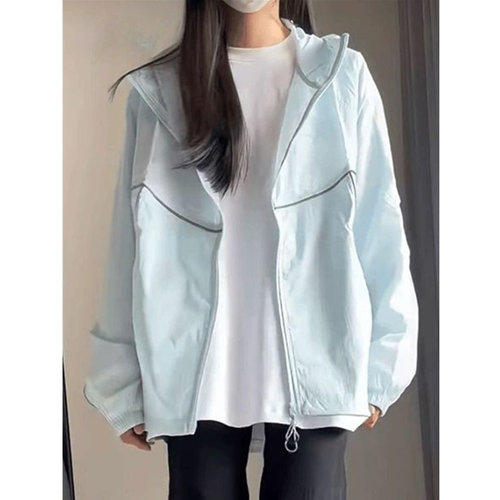 防晒衣女宽松开衫薄款外套防晒服