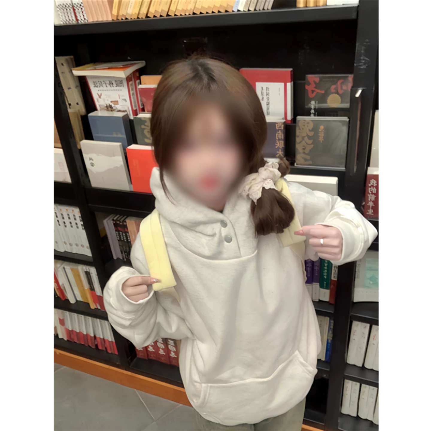 连帽卫衣女宽松oversize外套上衣