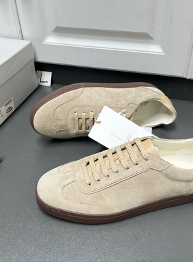 纯原bc男士牛皮休闲百搭轻便透气系带防滑户外小白鞋平底板鞋单鞋