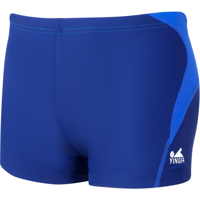 英发男童泳衣儿童中大童泳裤可爱平角沙滩宝宝学游泳裤