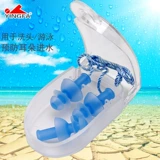 Силиконовые водонепроницаемые профессиональные беруши подходит для мужчин и женщин для взрослых с веревкой для ванны для плавания