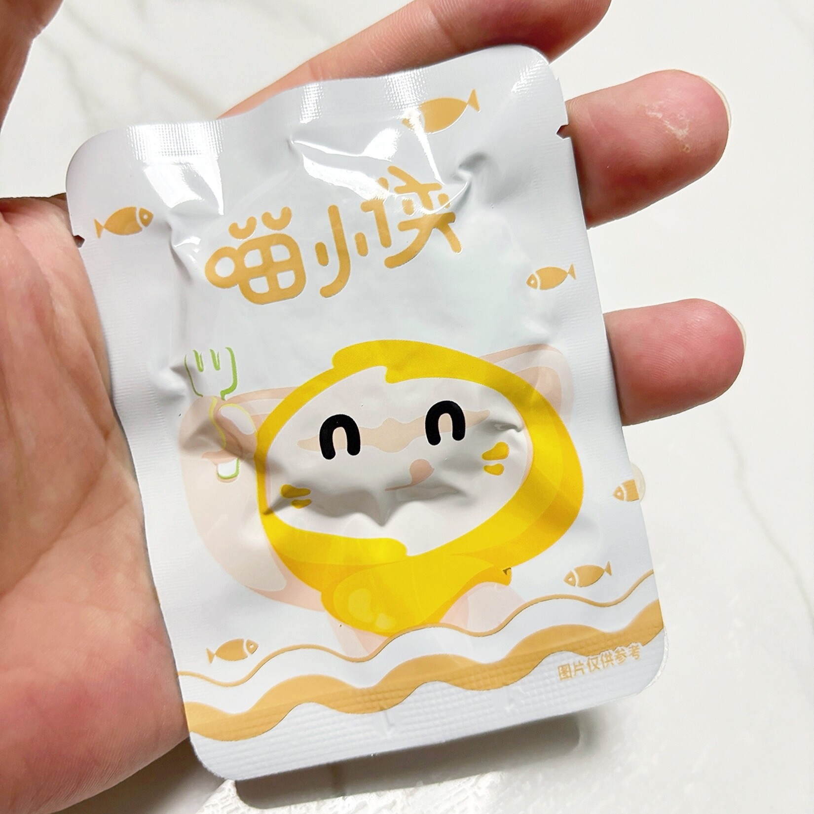 喵小侠鳕鱼鲜虾饼宝宝儿童即食零食营养美味白领上班下午茶小零嘴