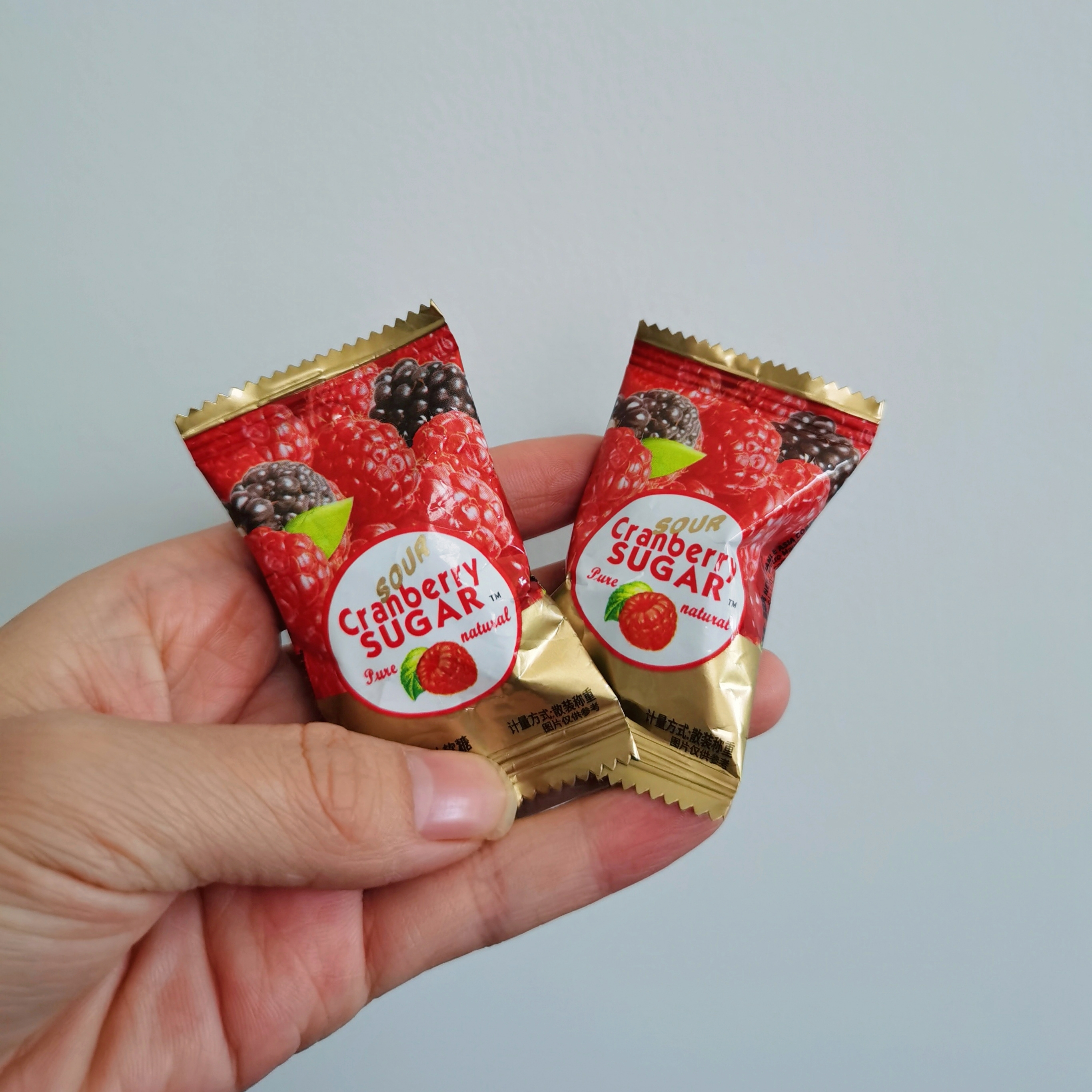 ococo蔓越莓味果汁软糖500gQ弹结婚喜糖年货办公室糖果解馋小零食