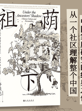 祖荫下 传统中国的亲属关系 人格和社会流动 智慧宫丛书024 文化研究社区研究 田野调查 社会学 后浪 智慧宫系列丛书1-25