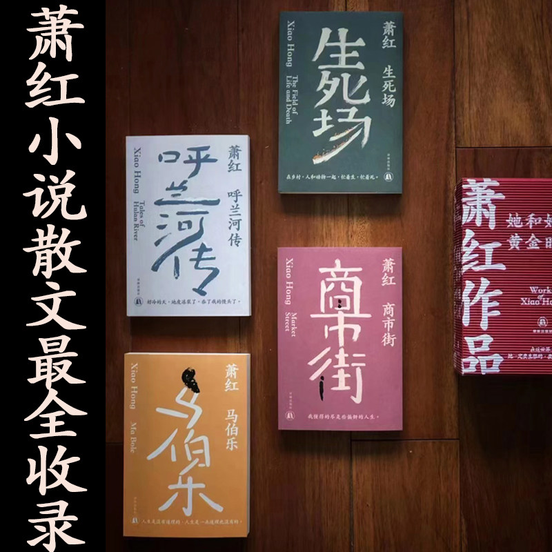 萧红作品:她和她的黄金时代:全4册 萧红