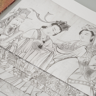 墨香人影:古典工笔画人物白描解说