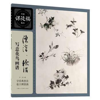 陈淳 徐渭写意花鸟画谱--名家课徒稿临本 陈淳 徐渭