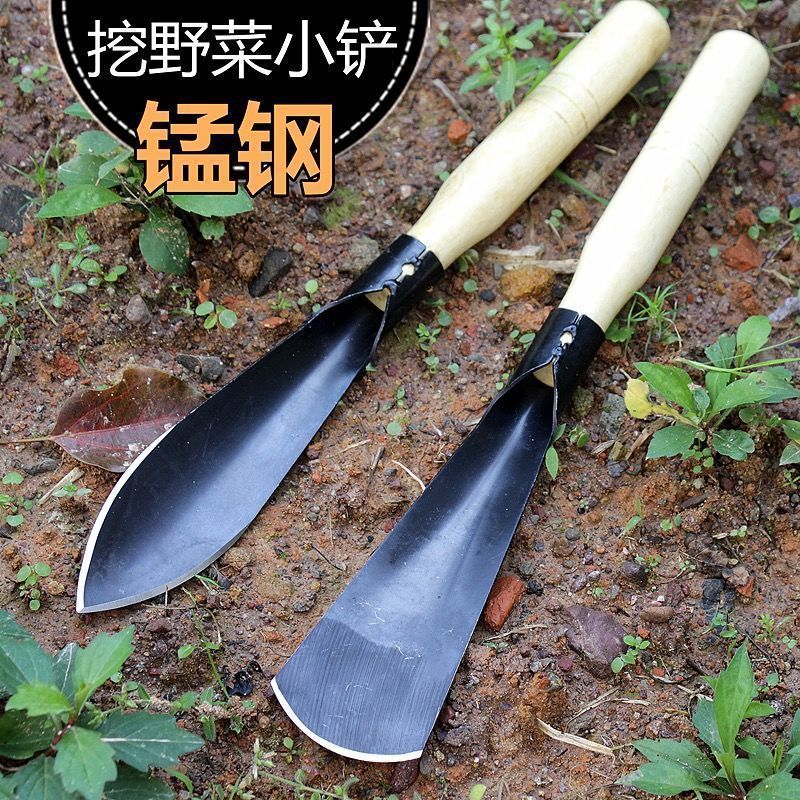 园林小铲子挖土松土起根器铁铲大蒜养花工具赶海家用锰钢种菜多肉
