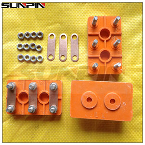 。三相电机配件接线柱 相电机接线端子 文 3.0KW全套配件平面