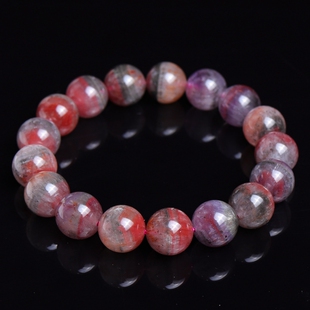 男女款 天然极光23手链 手串 单圈 饰品生日礼物送证书 Auralite23