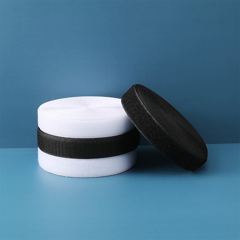 无胶无背胶磨术粘字母扣粘扣单面魔术帖勾面毛面毛刺贴粘条带粘带