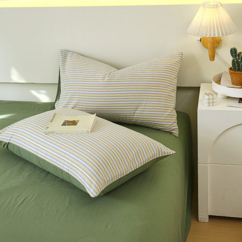 纯棉枕套一对装枕头套单个全棉枕芯罩家用整头内胆套皮4874