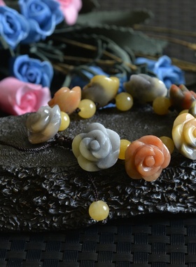 天然新疆手钏彩玉