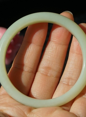 26#内径52mm天然手镯天然和田玉