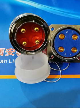 Y50DX-1804TJ2 Y50DX-1804ZK10 圆形连接器4芯插头插座焊杯接插件