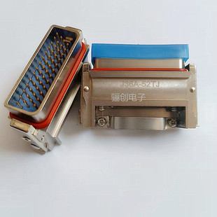 J36A矩形连接器 J36A-52TJ J36A-52ZKB 52芯插头插座 焊杯式接插